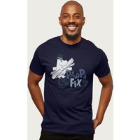 Pappa Can Fix It Blue Text T Shirt
