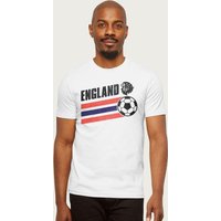 England Lion Head Euro Football Stripe T Shirt