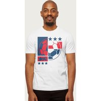 England Lion Stars Euro Football Art T Shirt