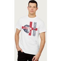 England Lion Red Cross Euro Football T Shirt