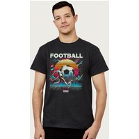 Football Paradise Retro Wave 80s England Euro T Shirt