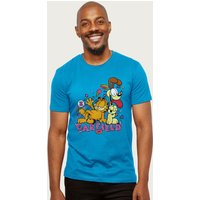 Odie & Retro 90s Snack Art T Shirt Bright