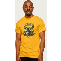 Hufflepuff Quidditch Distressed Shield T Shirt