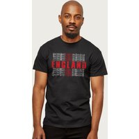 England Cascade Flag England Euro Football T Shirt