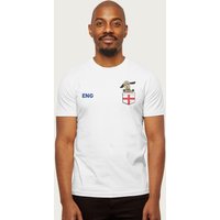 Football Sweep England Chest Pocket Print Euro T Shirt