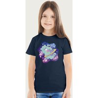 Care Bears Bedtime Bear Dreaming Of Space T-Shirt in Navy | Size: 12-13 Years