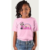 Disney Minnie Mouse Smile Hearts T-Shirt in Light Pink | Size: 12-13 Years