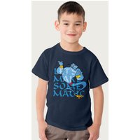 Aladdin Lets Make Some Magic Genie Disney T-Shirt in Navy | Size: 5-6 Years
