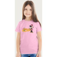 Disney Minnie Mouse Hello Sunshine T-Shirt in Light Pink | Size: 12-13 Years