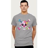 Buggy Pirates Logo Skull Clown & Crossbones T Shirt Mid