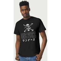 Kanji & Straw Hat Pirates Logo Anime T Shirt