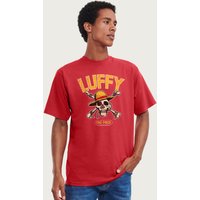 Straw Hat Pirates Monkey D Luffy Skull Crossbones Anime T Shirt
