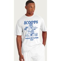 Scoops Ahoy Blue Ice Cream Parlor T Shirt
