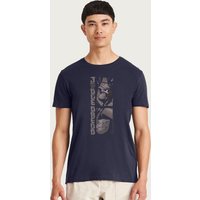 Judge Dredd Men's On The Streets Of Mega-City One 2000 AD Comics T-Shirt in Navy | Size: XL