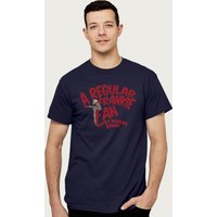 Rocky Horror Show Men's A Regular Frankie Fan Legs T-Shirt in Navy | Size: Medium