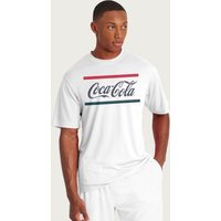 Coca-Cola Men's Classic Colours T-Shirt in White | Size: Small