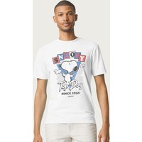 Peanuts Men's Snoopy Top Dog Since 1950 T-Shirt in White | Size: XL