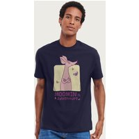 Moomin Men's Sniff Is Adventure T-Shirt in Navy | Size: Large