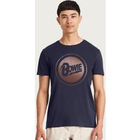 Rose Gold Badge T Shirt Navy