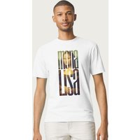 Coto7 Men's Mona Lisa Cut da Vinci Classic Paintings T-Shirt in White | Size: Small