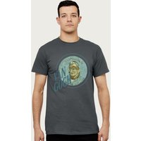 Coto7 Men's Van Gogh Portrait Classic Paintings T-Shirt in Charcoal | Size: Large