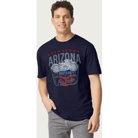 Route 66 Men's Arizona Motorcycle T-Shirt in Navy | Size: Medium