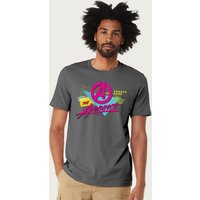 Avengers Retro Distressed 80s Style T Shirt