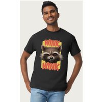 Rocket Wink Wink Marvel T Shirt