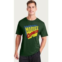 Comics 1990s 3D Perspective Logo T Shirt