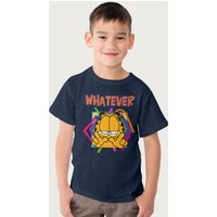 Garfield W Whatever T-Shirt in Navy | Size: 3-4 Years