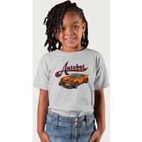 Transformers Bumblebee Car Autobot T-Shirt in Mid Grey | Size: 7-8 Years
