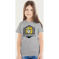 Transformers Bumblebee Retro Face Badge T-Shirt in Mid Grey | Size: 5-6 Years