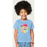 Bebefinn Let's Learn ABC Kids T-Shirt in Light Blue | Size: 7-8 Years