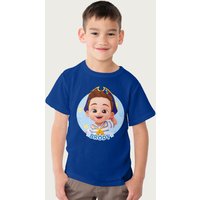 Bebefinn Pirate Brother Brody Kids T-Shirt in Royal | Size: 12-13 Years