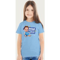 Bebefinn Read Along With Brody Kids T-Shirt in Light Blue | Size: 5-6 Years