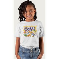 Rugrats Tommy Spike Chuckie & Angelica T-Shirt in White | Size: 9-11 Years