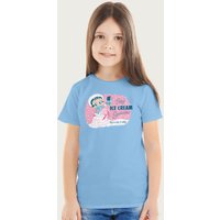 Betty Boop Eskimo T-Shirt in Light Blue | Size: 3-4 Years