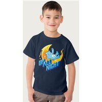 Care Bears Unlock The Magic Up All Night T-Shirt in Navy | Size: 9-11 Years
