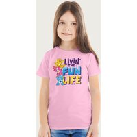 Care Bears Unlock The Magic Livin' The Fun Life T-Shirt in Light Pink | Size: 12-13 Years