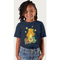 Care Bears Unlock The Magic Funshine Lol T-Shirt in Navy | Size: 7-8 Years