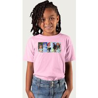 Disney Girl's Dream Big Princesses T-Shirt in Light Pink | Size: 9-11 Years