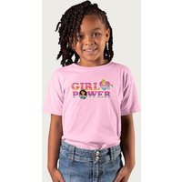 Disney Girl's Princess Power Cinderella & Jasmine T-Shirt in Light Pink | Size: 7-8 Years