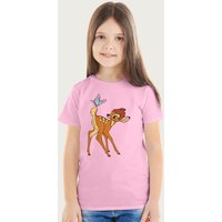 Disney Bambi Butterfly On Tail T-Shirt in Light Pink | Size: 7-8 Years