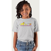 The Lion King Strolling Into The Weekend Like Disney T-Shirt in Mid Grey | Size: 7-8 Years