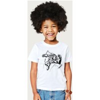 Toy Story Buzz Lightyear Sketch Disney T-Shirt in White | Size: 12-13 Years