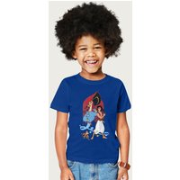 Aladdin Disney Character Montage in Royal | Size: 9-11 Years