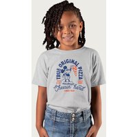 True Original Pizza Cheesin Hard Disney T Shirt Mid