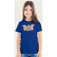 Dumbo The Flying Elephant Shy Disney T-Shirt in Royal | Size: 7-8 Years