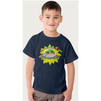 Jungle Book Best For Life Mowgli & Baloo Disney T-Shirt in Navy | Size: 7-8 Years