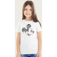 Mickey Mouse Icons Head Disney T-Shirt in White | Size: 5-6 Years